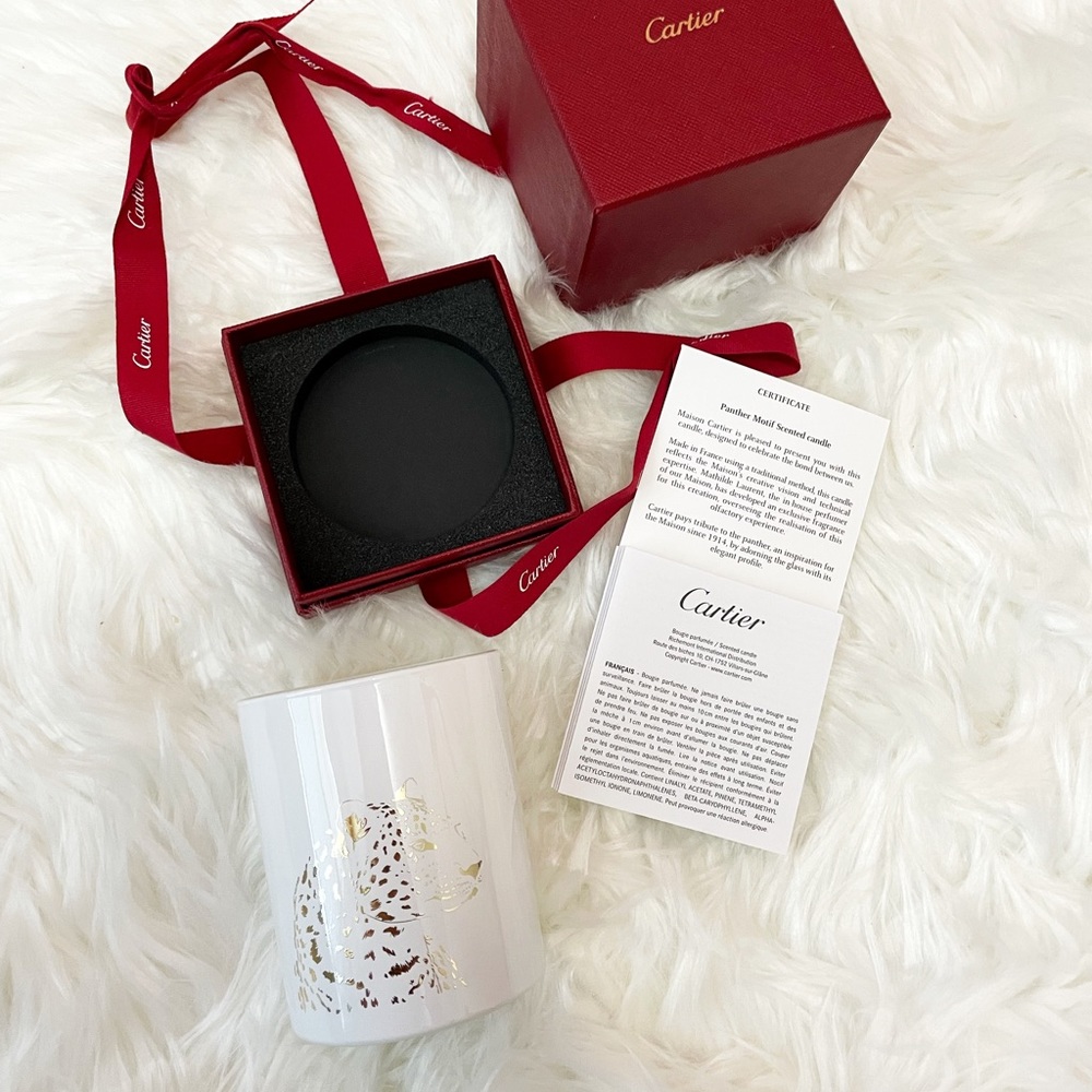 BNIB Authentic Cartier Candle
